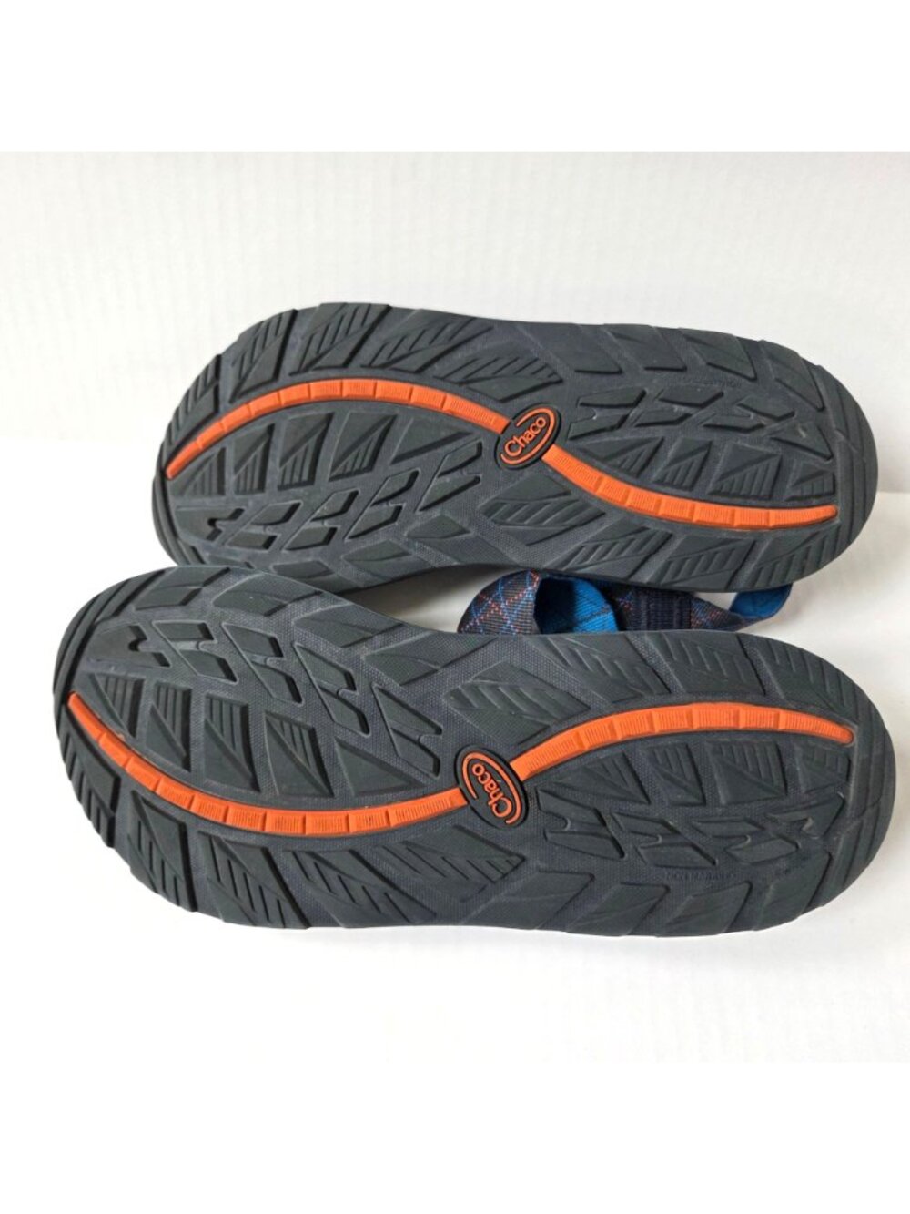 Chaco Sandals Mens 12 Mega Z Classic Rhombus Blue Hiking J105749 - Picture 9 of 10